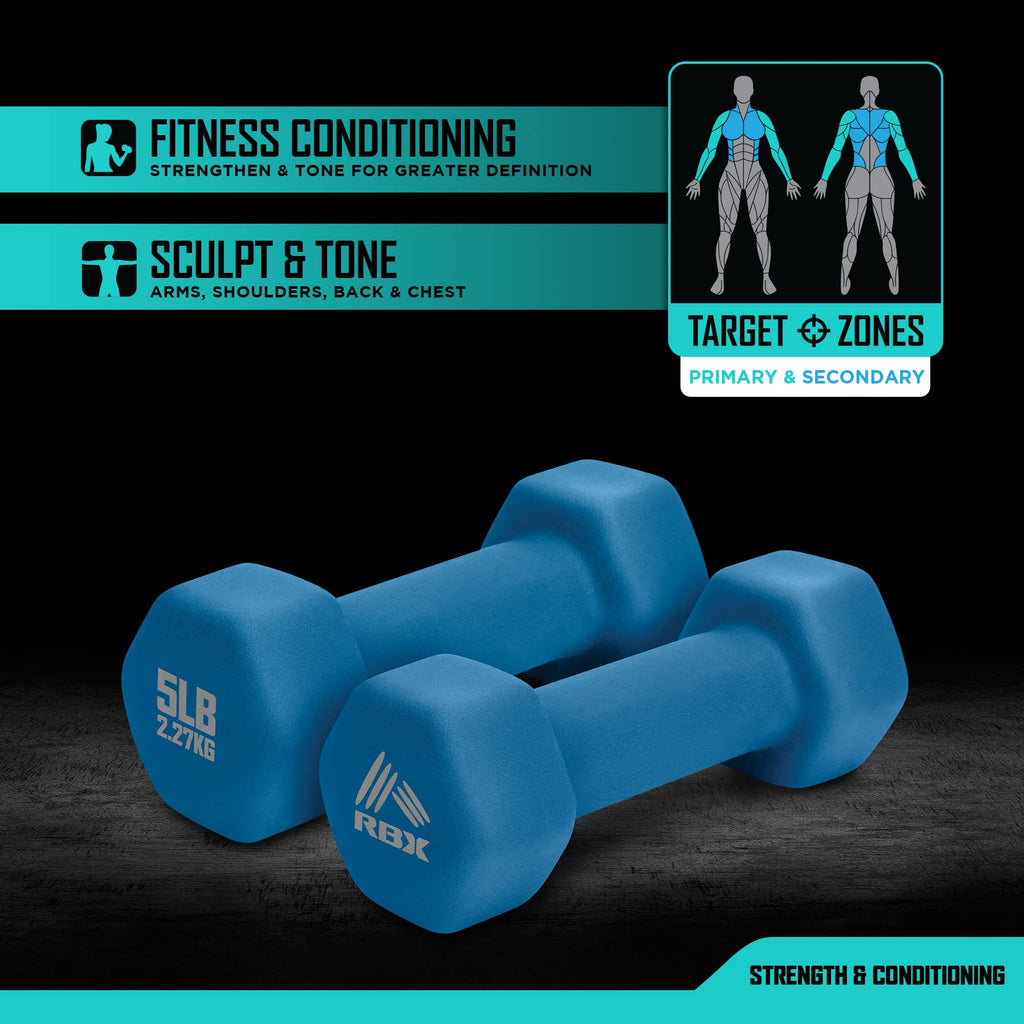 Neoprene Dumbbells Set with Non-Slip Grip X914