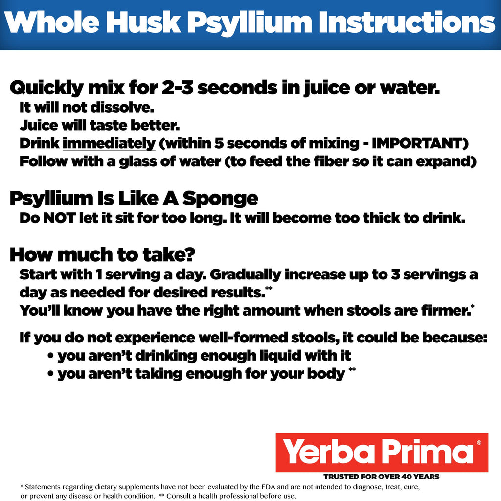Psyllium Whole Husks Colon Cleanser 12 Ounce Pack Of 3 W989