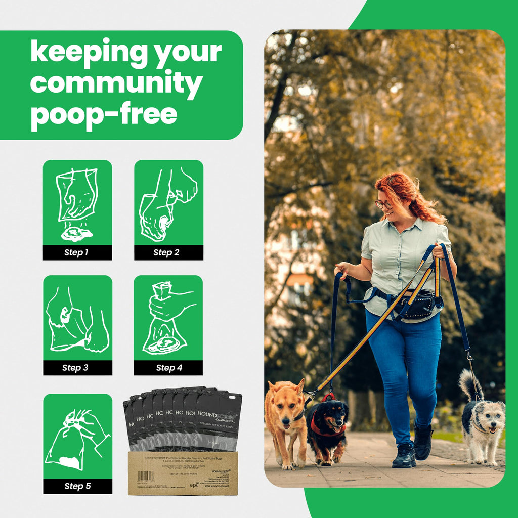 XL Pull-Strap Header Pet Waste Bags A206084