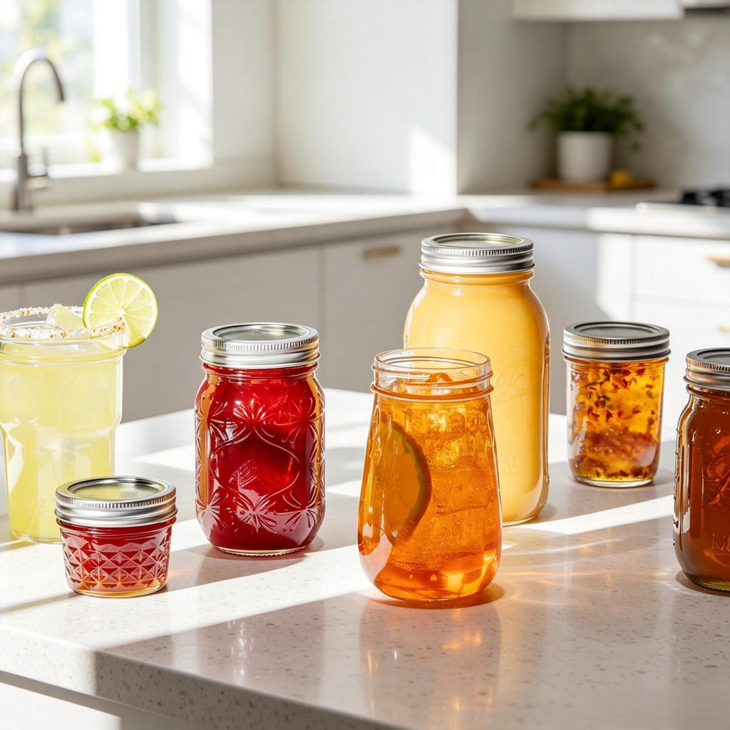 16 oz Wide Mouth Mason Jars 12 Pack S650616