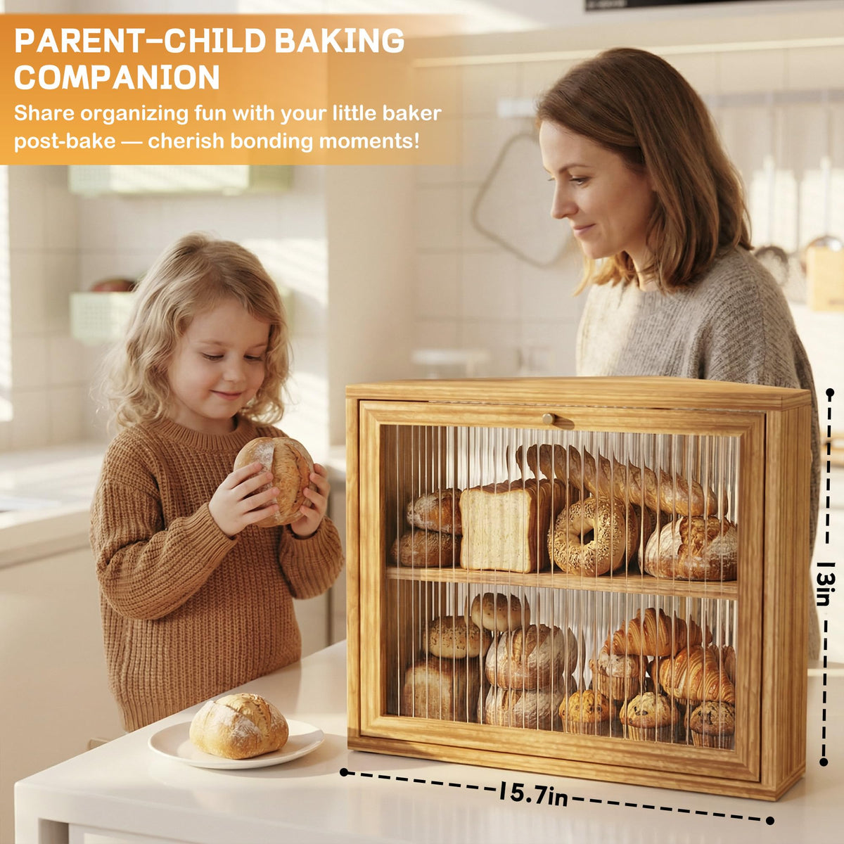 Double Layer Bread Box Y976