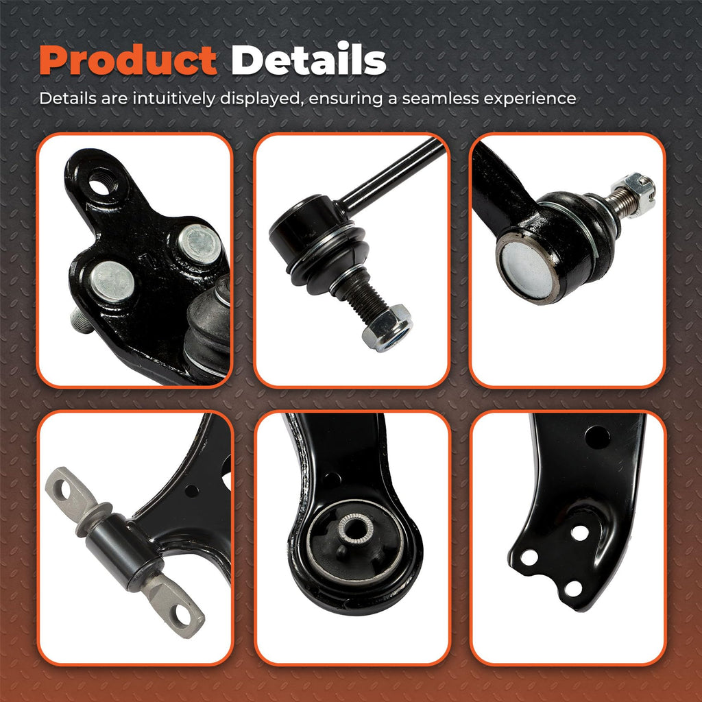 14Pc Front Suspension Kit Control Arms V311558