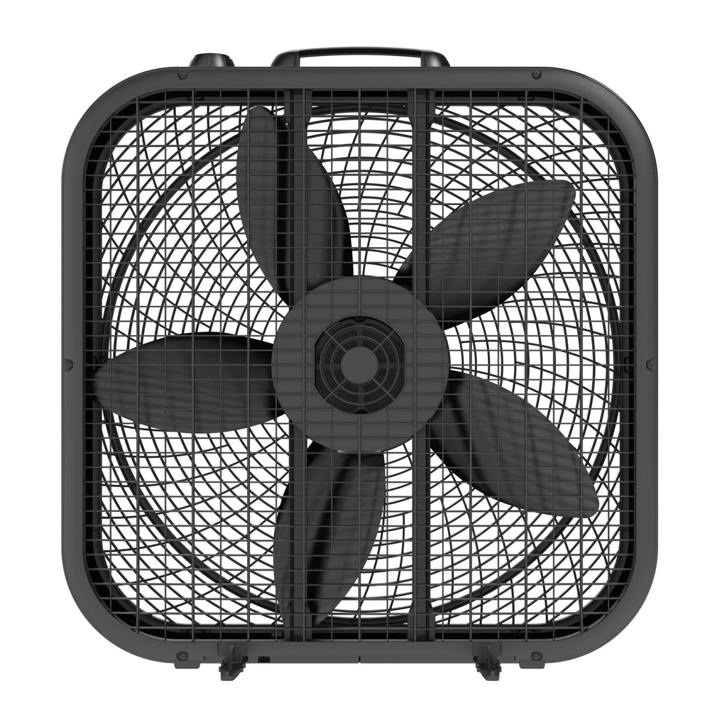 20" Classic Box Fan, 3 Speeds, Black N66921