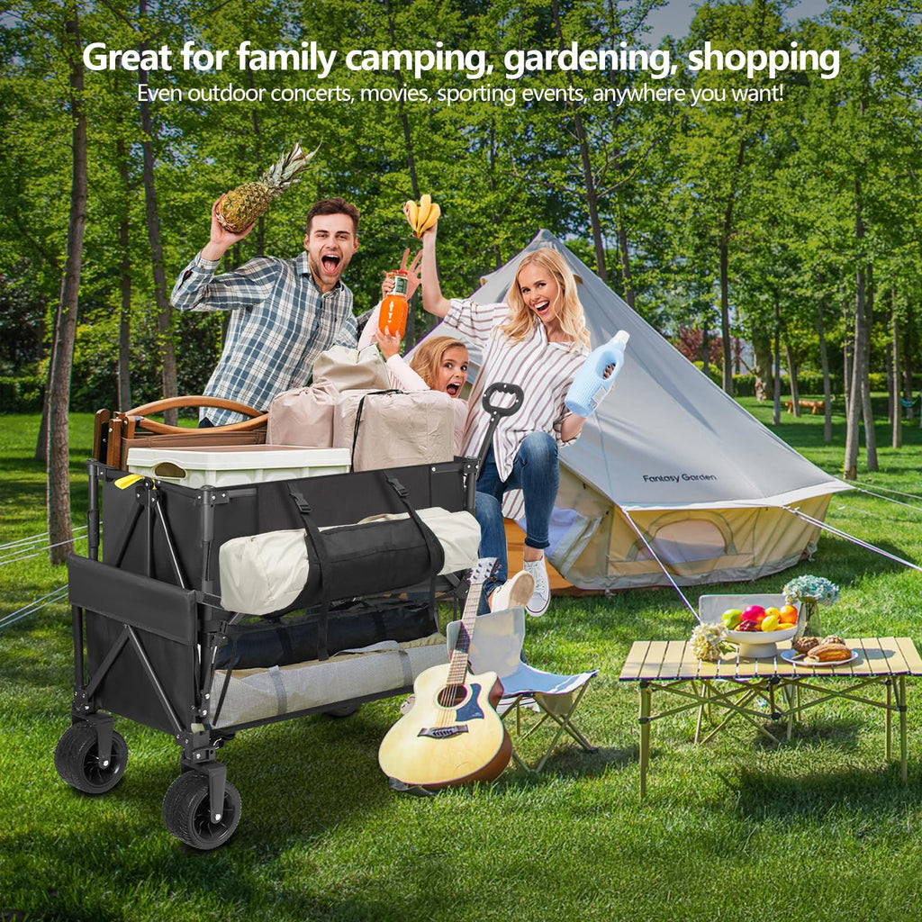 Heavy Duty Collapsible Double Decker Wagon P409150