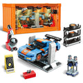 Racing Car Building Toy Set with Container Box V786529