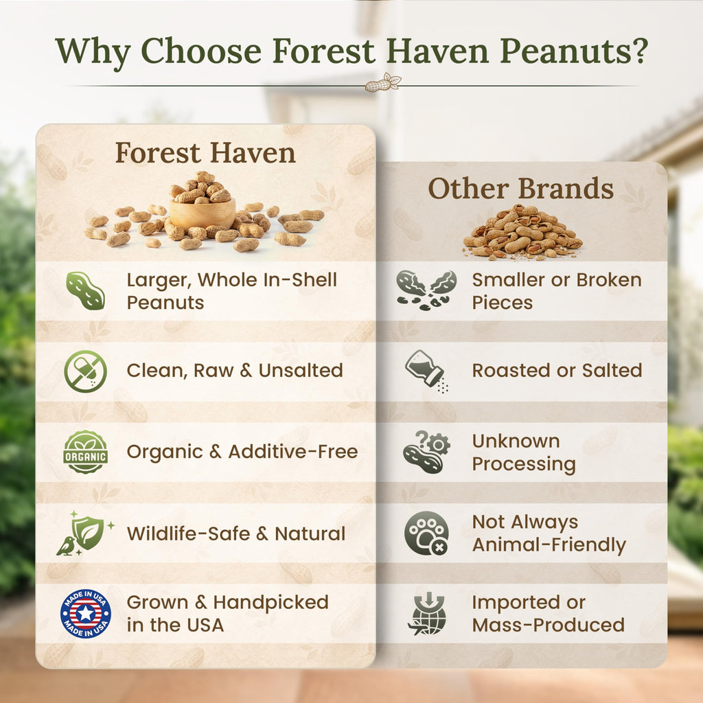 Raw Unsalted Peanuts in Shell 10LB Wildlife Food K9809