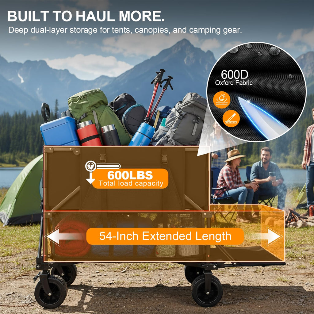Heavy Duty Collapsible Double Decker Wagon P409150