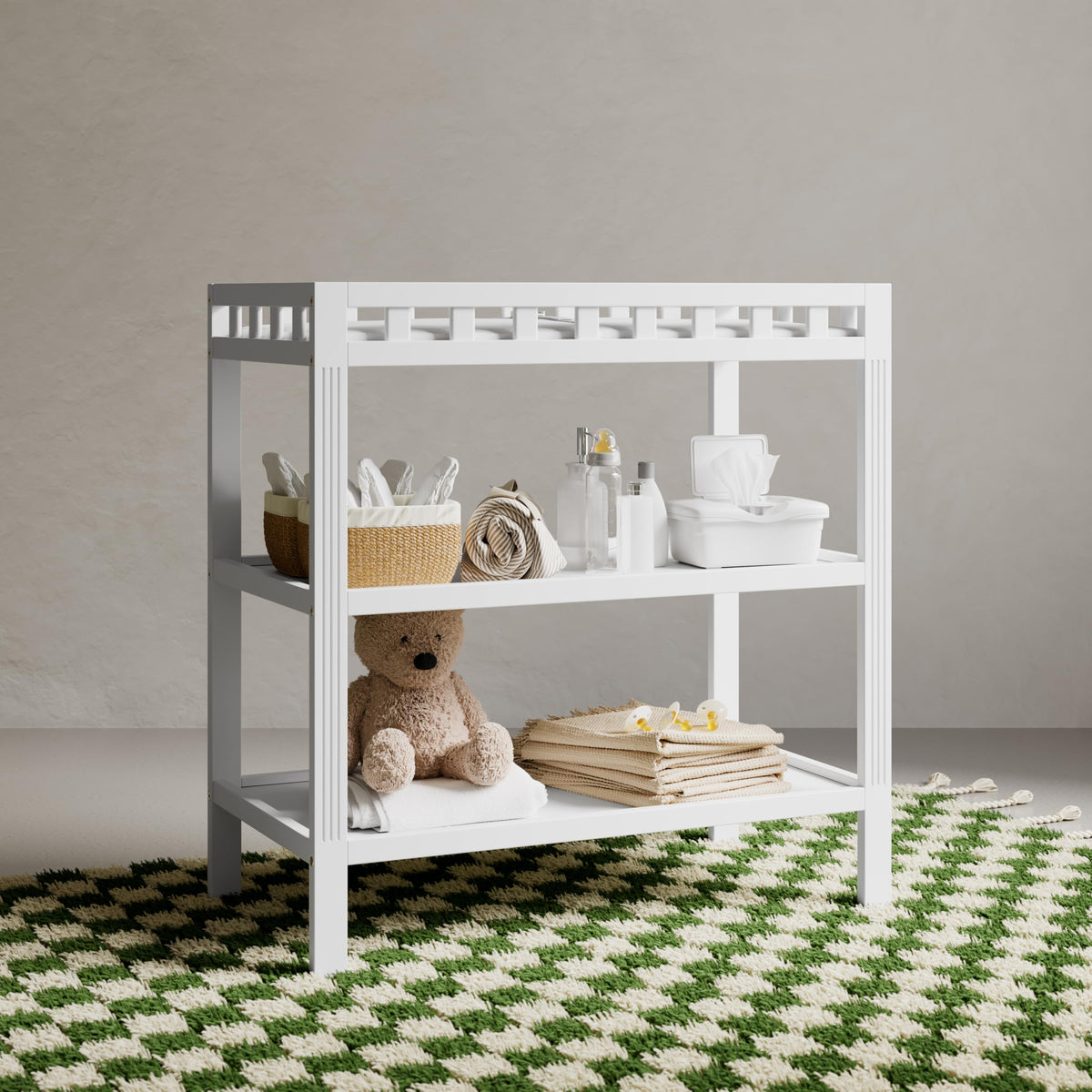 White Changing Table Y6959