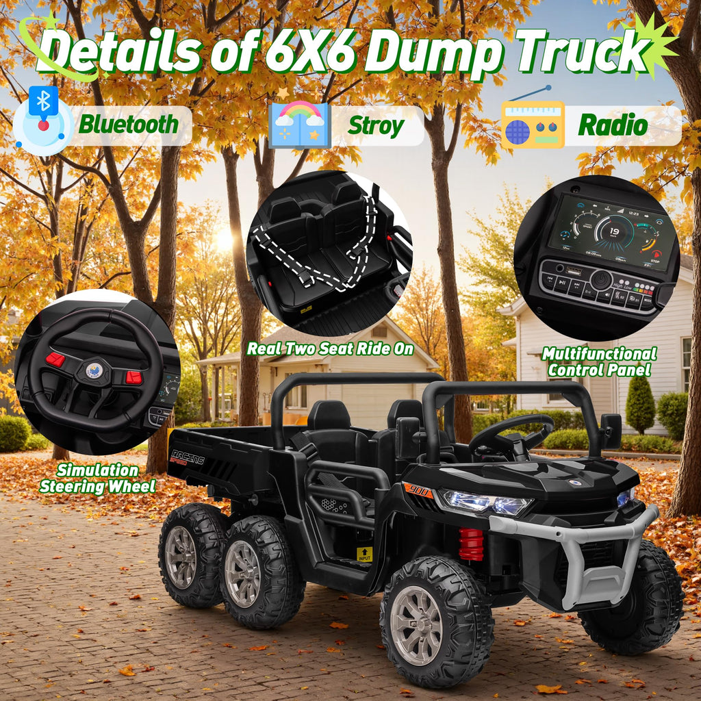 24V 2 Seater Ride on Dump Truck with Remote Control Z754811