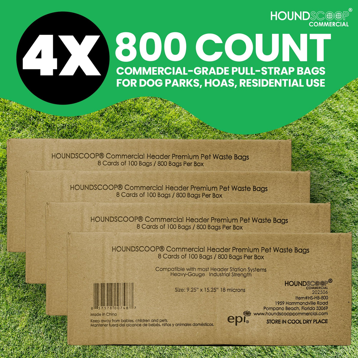 XL Pull-Strap Header Pet Waste Bags A206084
