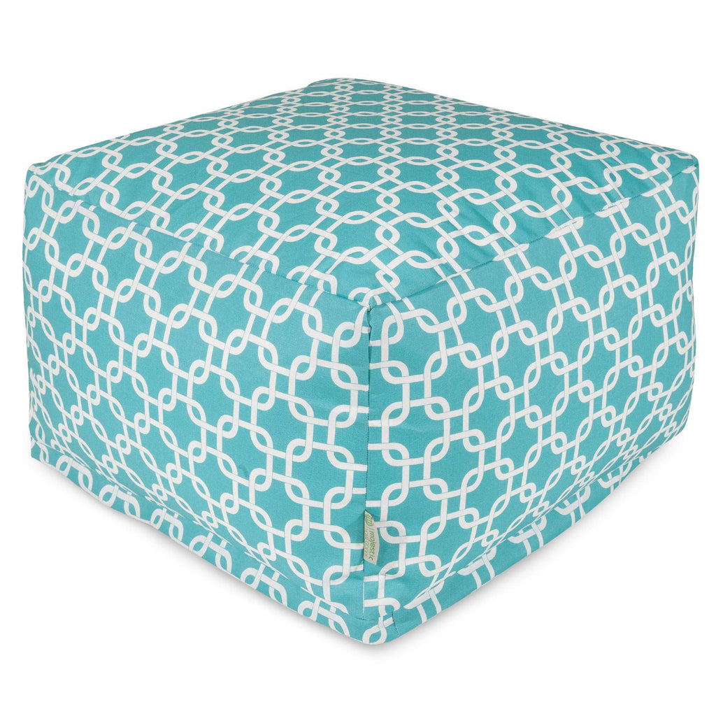 Teal Ottoman D484076